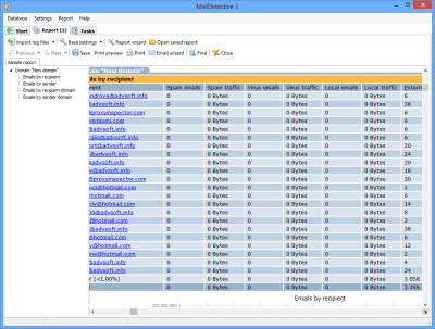 Capture d'écran de l'application MailDetective for Exchange Server - #1