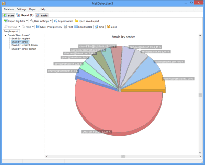 Capture d'écran de l'application MailDetective for Exchange Server - #5