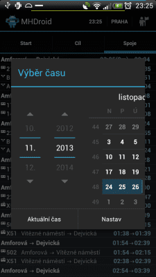 Capture d'écran de l'application MHDroid Public Transport - #5