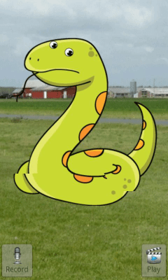 Capture d'écran de l'application Talking Snake - #3