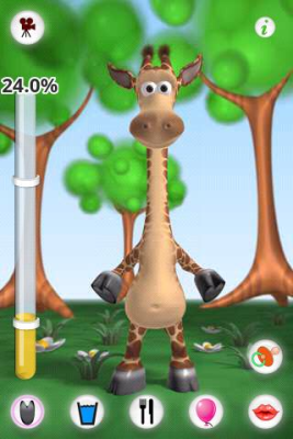 Capture d'écran de l'application Talking Gina the Giraffe Free - #1