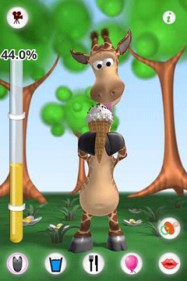 Capture d'écran de l'application Talking Gina the Giraffe Free - #5