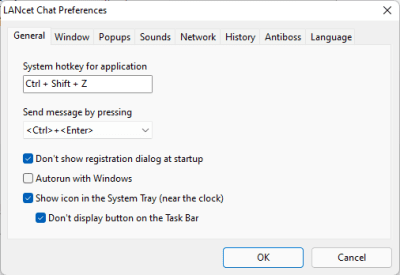 Capture d'écran de l'application LANcet Chat - #4