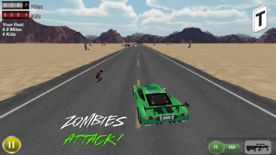 Capture d'écran de l'application Drive With Zombies 3D - #3