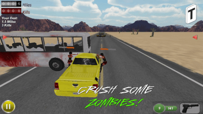 Capture d'écran de l'application Drive With Zombies 3D - #5