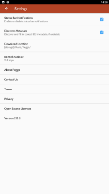 Capture d'écran de l'application Peggo - #5