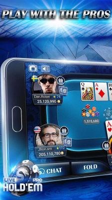 Capture d'écran de l'application Live Holdem Poker Pro - #1