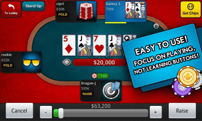 Capture d'écran de l'application VIP Poker - #1