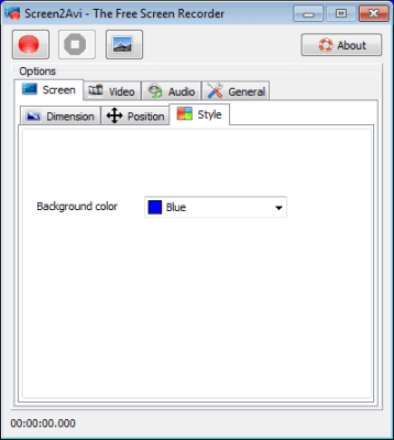 Capture d'écran de l'application Screen2Avi - #3