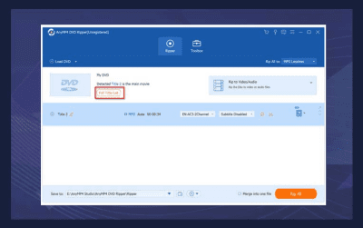Capture d'écran de l'application AnyMP4 DVD Ripper - #3