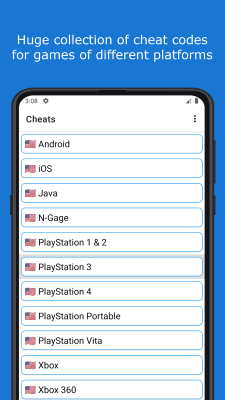 Capture d'écran de l'application Oiynsoft Cheats - #2