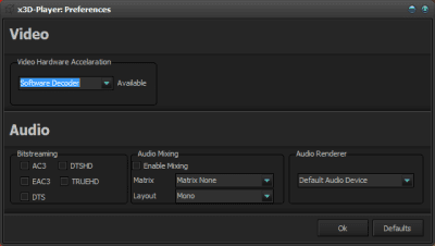 Capture d'écran de l'application x3D-Player - #3