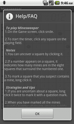 Capture d'écran de l'application Minesweeper - #3