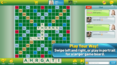 Capture d'écran de l'application SCRABBLE - #6