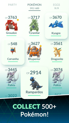 Capture d'écran de l'application Pokemon GO - #3