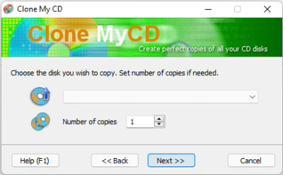Capture d'écran de l'application Clone My CD - #2