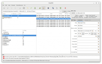 Capture d'écran de l'application EasyTAG - #3