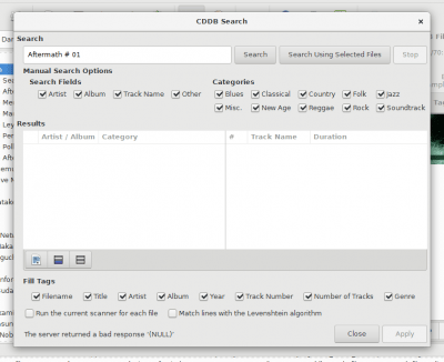 Capture d'écran de l'application EasyTAG - #4