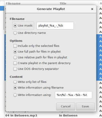 Capture d'écran de l'application EasyTAG - #5
