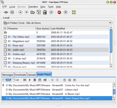 Capture d'écran de l'application Free Open FTP Face - #5