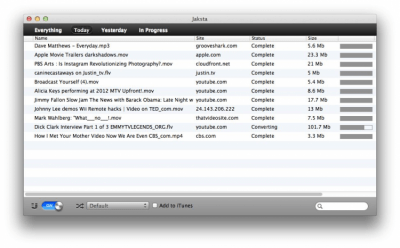 Capture d'écran de l'application Jaksta Media Recorder - #3