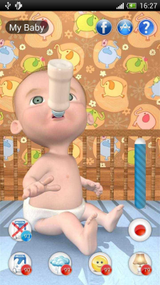 Capture d'écran de l'application Mon bébé (Tamagotchi) - #3