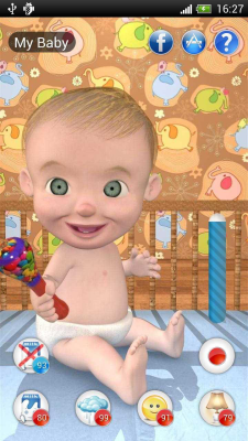 Capture d'écran de l'application Mon bébé (Tamagotchi) - #4