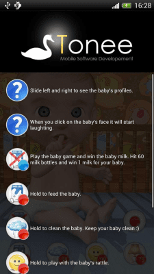 Capture d'écran de l'application Mon bébé (Tamagotchi) - #7