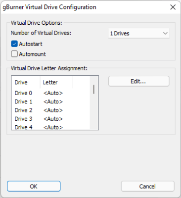 Capture d'écran de l'application gBurner Virtual Drive - #2