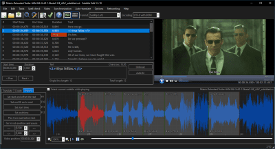 Capture d'écran de l'application Subtitle Edit Portable - #2