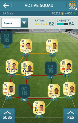 Capture d'écran de l'application EA SPORTS FIFA 16 Companion - #3