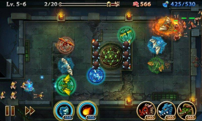 Capture d'écran de l'application Lair Defense: Dungeon - #1