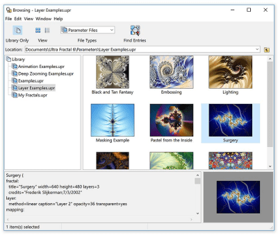 Capture d'écran de l'application Ultra Fractal - #3