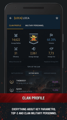 Capture d'écran de l'application World of Tanks Blitz Assistant - #3
