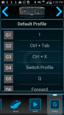 Capture d'écran de l'application Logitech Arx Control - #7