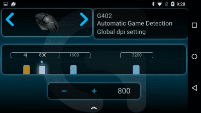 Capture d'écran de l'application Logitech Arx Control - #8
