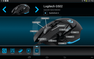 Capture d'écran de l'application Logitech Arx Control - #16