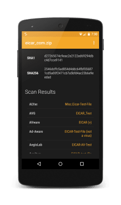 Capture d'écran de l'application VirusTotal Uplink - #3