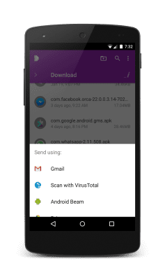 Capture d'écran de l'application VirusTotal Uplink - #5