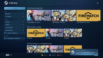 Capture d'écran de l'application Steam Link - #5