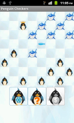 Capture d'écran de l'application Penguin Checkers - #2