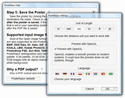 Capture d'écran de l'application PosteRazor Portable - #3