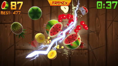 Capture d'écran de l'application Fruit Ninja - #1