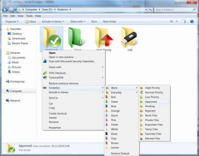 Capture d'écran de l'application Teorex FolderIco - #3