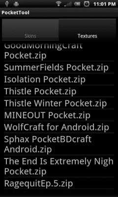 Capture d'écran de l'application PocketTool - #2