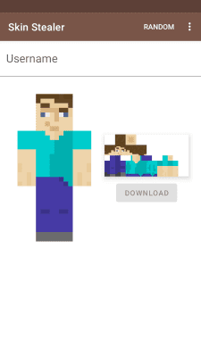 Capture d'écran de l'application Skin Stealer for Minecraft - #1