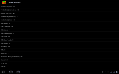 Capture d'écran de l'application PocketInvEditor - #3