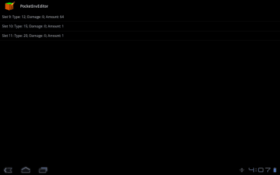 Capture d'écran de l'application PocketInvEditor - #4