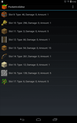 Capture d'écran de l'application PocketInvEditor - #6