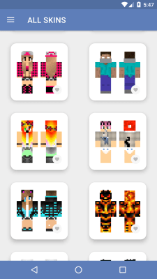 Capture d'écran de l'application Skins pour Mynecraft PE - #1